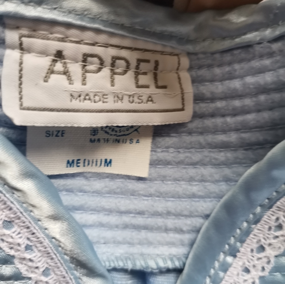 Vintage Appel Fleece Pajama Top M - Picture 3 of 4